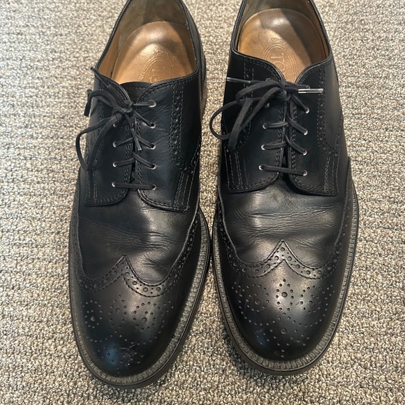 Tod's Black Leather Oxfords - Picture 13 of 15